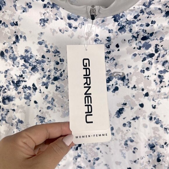 Nwt - Garneau, Art Factory Jersey, Women’s - Blue/Gray/White. Size: Xl. - Picture 4 of 16